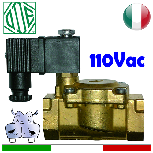 Elettrovalvole per acqua aria gasolio EV versione NC normalmente chiusa NO normalmente aperta alimentazione 110VAC