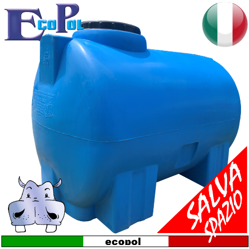 Serbatoi orizzontali in polietilene per acqua potabile (ECOPOL) - modelli: CO300 - CO500 - CO800 - CO1000- CO1500 - CO2000 - CO3000 - CO5000 2