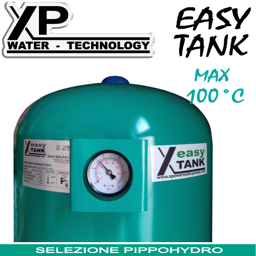 Easy Tank vaso a espansione a basamento polmone di compenso con base per autoclave polifunzionale - riscaldamento - acqua calda sanitaria - membrana intercambiabile