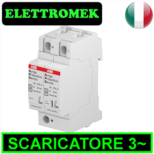 Scaricatore trifase tipo 2 per sovratensione 