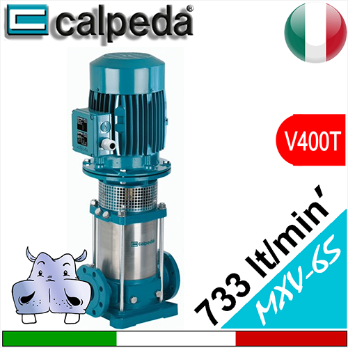 Calpeda Elettropompe multistadio verticali MXV 65-32 Alimentazione elettrica trifase 400Vac