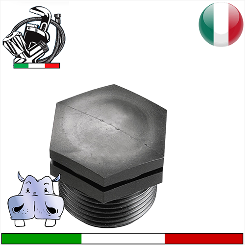 Tappo maschio in polietilene