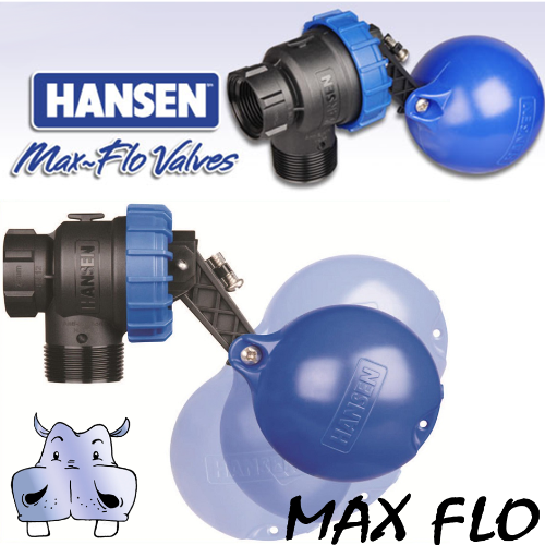 Rubinetto a galleggiante Hansen Max Flo per portate di acqua elevate  Valvole a galleggiante