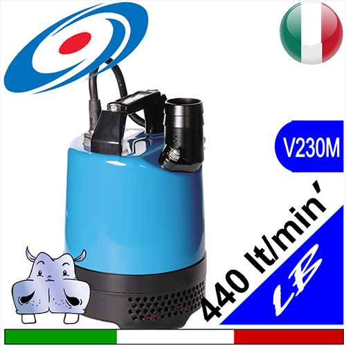 Tsurumi elettropompa sommersa per drenaggio LB monofase senza galleggiante