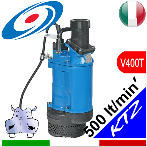 Tsurumi elettropompa sommersa per drenaggio KTZ DN50 trifase