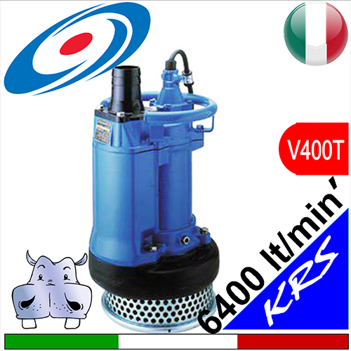 Tsurumi elettropompa sommersa per drenaggio KRS DN200 trifase
