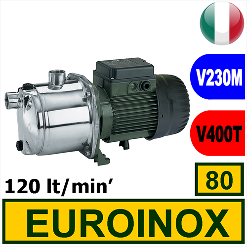 Elettropompa multistadio silenziosa Dab Euroinox 80