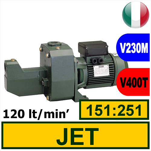 Elettropompa Autoadescante Dab Jet 151:251