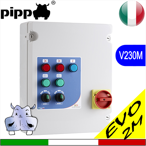 Quadro avviatore e protezione per due elettropompe monofase V230M EVO 2 MULTI 3