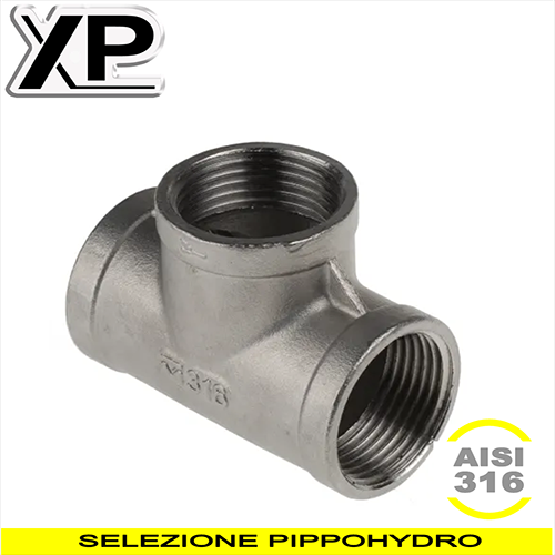 T in acciaio inox
