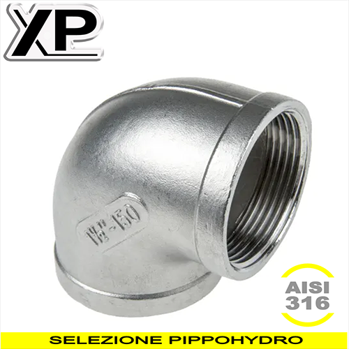 Gomito FF in acciaio inox