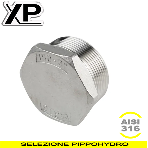 Tappo M in acciaio inox