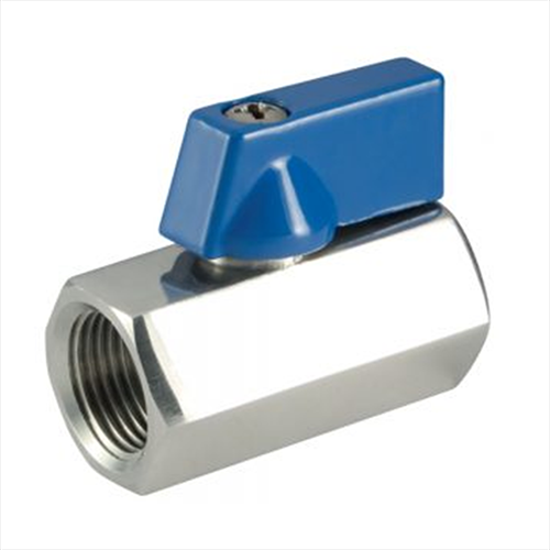 Minivalvola a sfera FF acciaio inox aisi 316 2