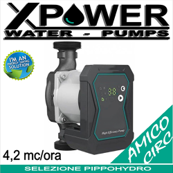 Circolatore per riscaldamento e pannelli solari tecnologia inverter AMICOCIRC NEW