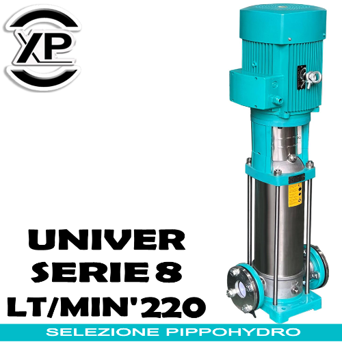 Elettropompe Multistadio Verticali Silenziose XPWATERTECH UNIVER SERIE 8