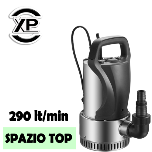 SPAZIO TOP - XP WATERTECH Elettropompa Sommersa ad immersione per drenaggio acque chiare e sporche max 290 litri al minuto 2