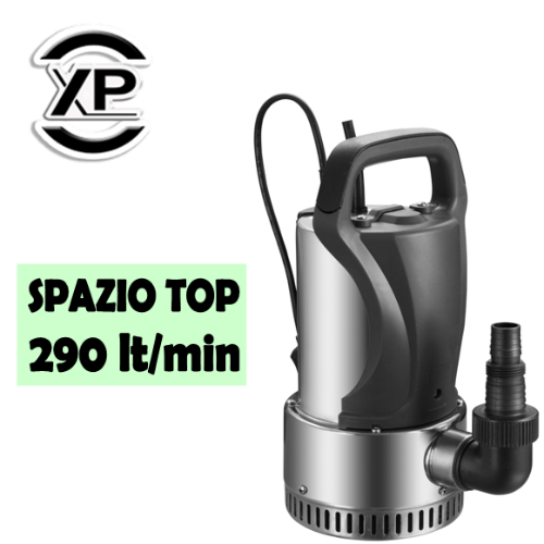SPAZIO TOP - XP WATERTECH Elettropompa Sommersa ad immersione per drenaggio acque chiare e sporche max 290 litri al minuto