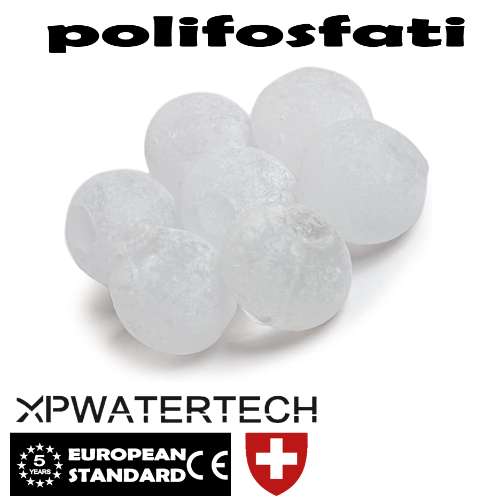 polifosfati in sferette, ricambio per dosatori polifosfati