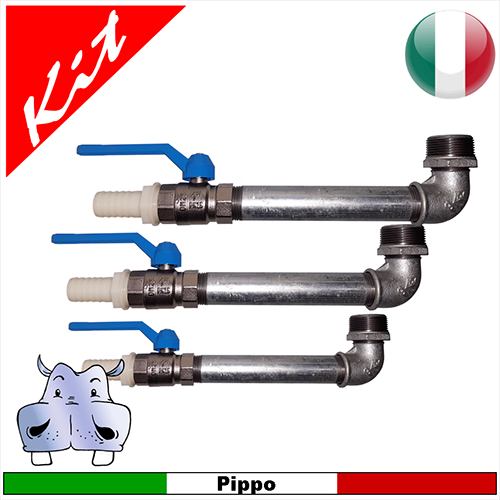 Pippohydro - kit scarico autoclave zincato