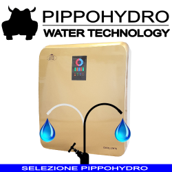 Depuratore acqua alcalino doppia uscita acqua alcalina + remineralizzata due (2) membrane da 800GPD XP EXCELLENT da sottolavello ad osmosi per casa modello a 6 stadi computer display a bordo
