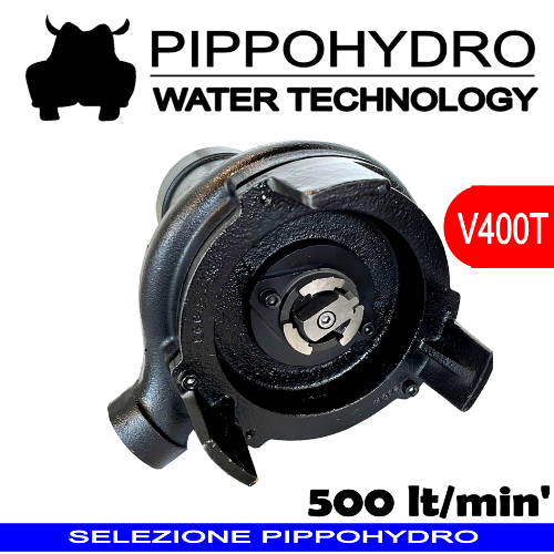 Piranha K400PT:550PT - Elettropompa sommersa trituratrice trifase per fognature acque nere e luride, alte portate 2