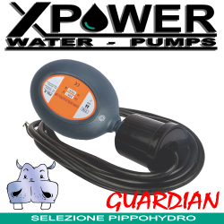 Galleggiante elettrico, interruttore per controllo di livello GUARDIAN 3Hp 20 ampere