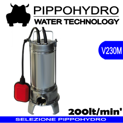 XP Watertech Sommersa monofase trituratrice per fognature e acque sporche con solidi da triturare TRITUREX 120