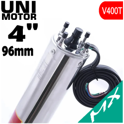 X-POWER - UNIMOTOR Motori sommersi MX4 V400T trifase in bagno di liquido atossico, compatibili a inverter TT