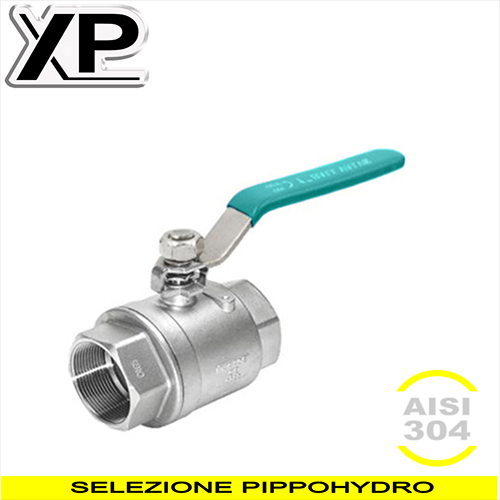 Valvola a sfera in acciaio inox leva lunga FF 