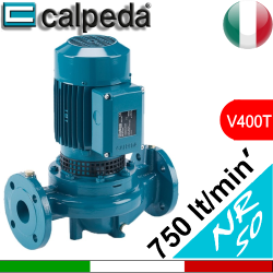 Elettropompa circolatore in-line Calpeda NR50 flangiatura DN50 modelli NR50-125 NR50-160 NR50-200 NR50-250 - Alimentazione elettrica V400 Trifase