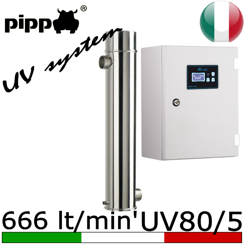 Debatterizzatori acqua potabile raggi UV - serie 80Wx5