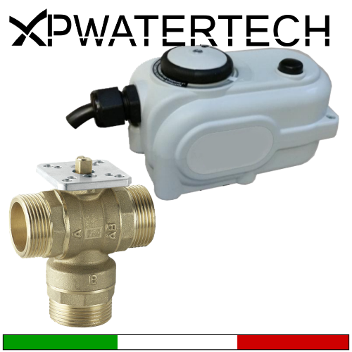 Valvola A Sfera A 3 Vie In PE Per Tubi Da 20 A 50 Mm | Raccordo A Innesto Rapido Per Acqua - 2