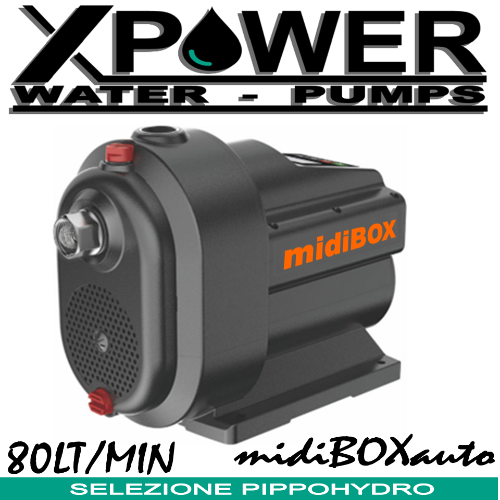 Kit autoclave per casa e giardino midiBOXauto autoadescante  automatico completo di elettropompa, raccordi e inverter integrati in un unico prodotto