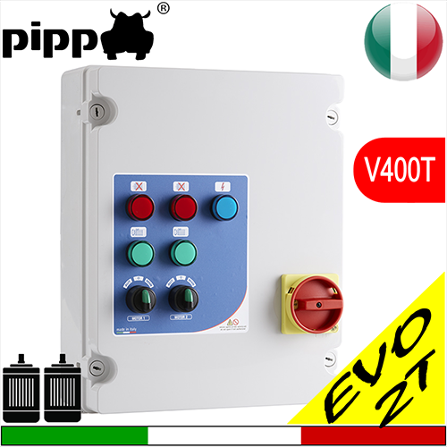 Quadro avviatore e protezione per due elettropompe trifase V400 T EVO 2 MULTI
