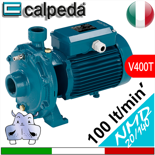 Elettropompe Bigiranti Calpeda NMD20-140-AB NMD20-140-BA Alimentazione elettrica trifase 400Vac