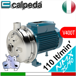 Elettropompe Monogirante Calpeda in acciaio inox aisi 304 NMX 25 90 Alimentazione elettrica trifase 400Vac