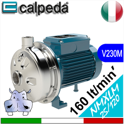 Elettropompe Monogirante Calpeda in acciaio inox aisi 316 NMXLM 25 120B 25 120A  Alimentazione elettrica monofase 230Vac