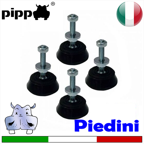 piedini antivibranti a snodo in acciaio zincato per gruppi di pressione gemellari