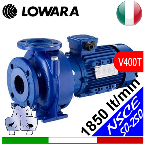 Lowara Elettropompa normalizzata in ghisa NSCE 50-250 trifase