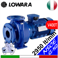 Lowara Elettropompa normalizzata in ghisa NSCE 65-160 trifase