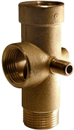 raccordo ottone 5 vie pressostato autoclave manometro