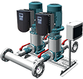 MGP SERIE 200 - Elettropompa con funzionamento silenzioso pompa multistadio silenziosa per autoclave Calpeda risparmio energetico elevate prestazioni per aumentare la pressione nell impianto di casa verticale acciaio inox