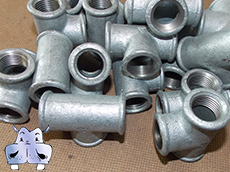 Raccordi Filettati Ferro Nero Lotto Di 10 Raccordi Di - Foto 11