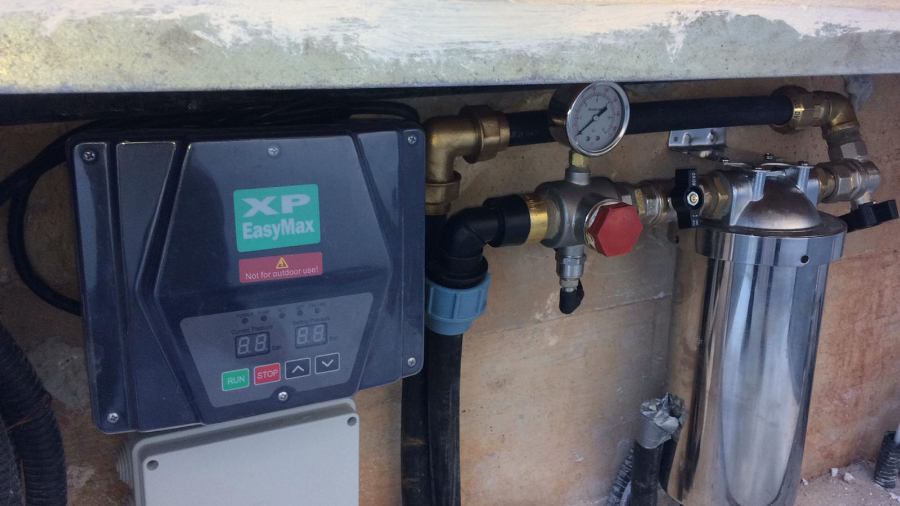 inverter installazione aumento pressione costante per casa