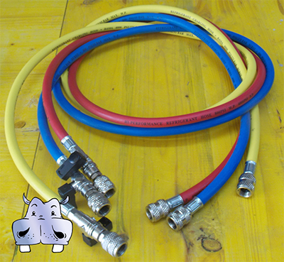 Tubo Flessibile Per Ricarica Refrigerante - 3 Metri, Per R410A - Foto 5