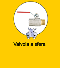 VALVOLA A SFERA MASCHIO FEMMINA