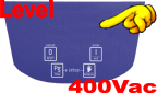 Quadro elettrico protezione da marcia senza acqua completo di sonde livello - controlo di livello a protezione di elettropompe e pompe sommerse - funzione svuotamento e riempimento - alimentazione trifase 400vac 380 volts 3 x 400