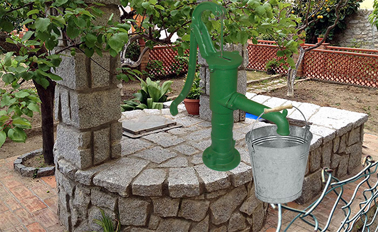 pompa manuale prezzo prezzi trovaprezzi pozzo giardino irrigazione campagna terreno prato