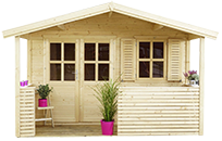 casetta in legno grezzo F5RANCESCO