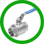 valvole a sfera mf in acciaio inox